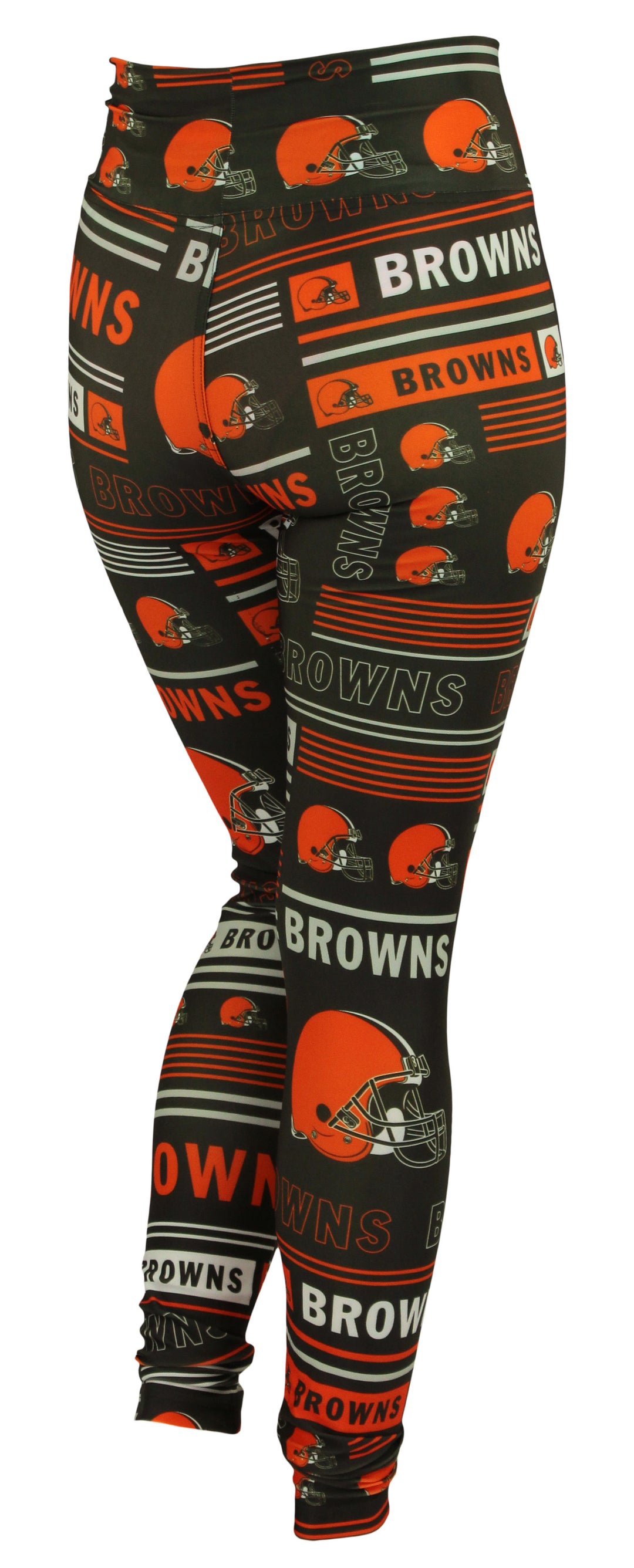 Zubaz NFL Cleveland Browns Women's Team Column Leggings