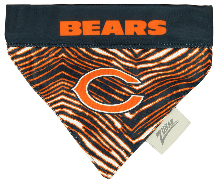Zubaz X Pets First NFL Chicago Bears Reversible Bandana For Dogs & Cats