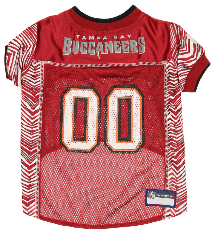 Zubaz X Pets First NFL Tampa Bay Buccaneers Team Pet Jersey For Dogs