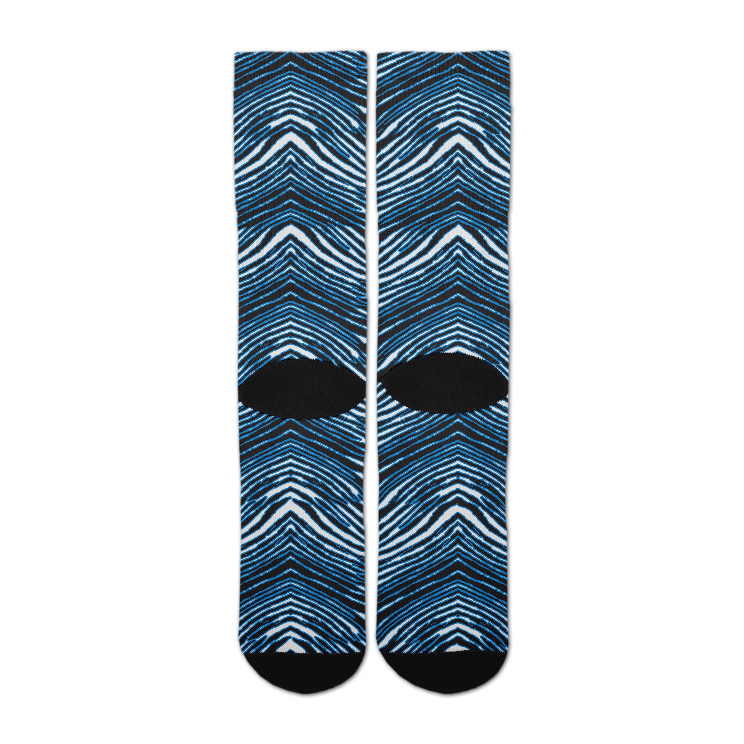 Zubaz By For Bare Feet NFL Zubified Adult and Youth Dress Socks, Carolina Panthers, One Size