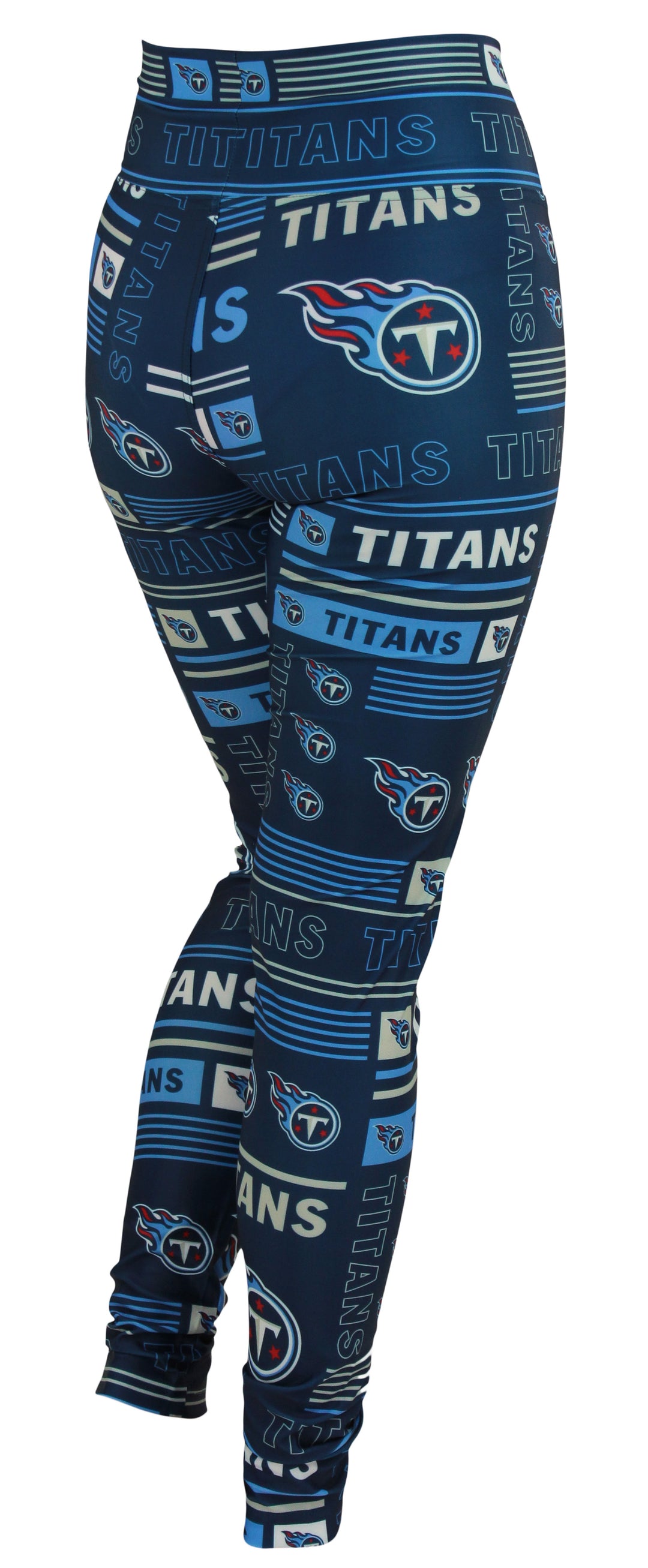 Zubaz NFL Tennessee Titans Women's Team Column Leggings